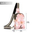 thumbnail image 2 of FORMRS Womens Crossbody Sling Bag Travel Daypack Shoulder Chest Backpack, Cute Pink Halloween, 2 of 7