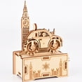 thumbnail image 1 of COOPHYA 1 Set Building Block Assembled Music Box Khaki Wood For Early Education, 1 of 6