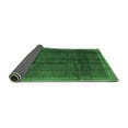 thumbnail image 2 of Ahgly Company Indoor Round Abstract Emerald Green Contemporary Area Rugs, 4' Round, 2 of 4