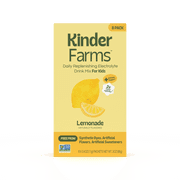 KinderFarms Daily Hydration Electrolyte Drink Mix for Kids, Lemonade, 8 count