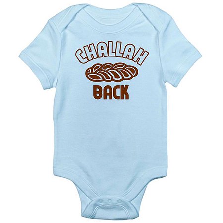 

Challah Back! Infant Creeper - Baby Light Bodysuit