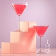 thumbnail image 6 of JoyJolt Olivia Martini Glasses, Set of 4 European Crystal Stemmed Martini Glasses 8.4 oz, 6 of 17