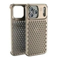 thumbnail image 1 of Metal Case For IPhone 17 Pro Max/17 Pro/17, Aroma Anti-Scratch Case Hollow Frameless Shell Aluminum Cooling Cover, 1 of 8