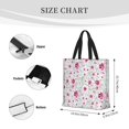 thumbnail image 2 of KLL Lilies Flowers Pattern Aesthetic Tote Bag for Women Beach Bag Shopping Bags Shoulder Bag Reusable Grocery Bags, 2 of 5