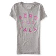 thumbnail image 2 of Camiseta gráfica Aeropostale Faded Stack para mujer gris extragrande, 2 of 2