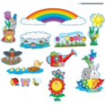 thumbnail image 1 of CARSON DELLOSA CD-110048 Ensemble de Tableau d'Affichage Printemps Mini, 1 of 1