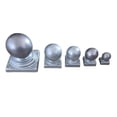 thumbnail image 5 of Accesorios de hierro forjado, tapa esférica de tubo cuadrado galvanizado, accesorios de decoración para barandillas de vallas, 25-150, 5 of 5