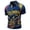 Dark Blue, variant on Colombia 2026 Soccer Cup Fan Jersey for Men, Short Sleeve Polo Shirt with Cityscape & Tricolor Graphic, Breathable Mesh Sports Top, 1 PC Red L