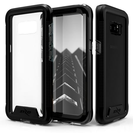 Zizo ION Series compatible with Samsung Galaxy Note 8 Case Military Grade Drop Tested with Tempered Glass Screen Protector BLACK