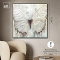 thumbnail image 5 of Neutral Beauty Chic Farmhouse Canvas Wall Art by Art Remedy, Black Floater Frame, 40"x40", 5 of 7