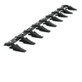 thumbnail image 1 of KFFKFF Tooth Bar for Buckets, 72'', Robust Tractor Bucket with 9 Teeth, Suitable for Loader Tractor Skidsteer, Supports 4560 lbs Load, Bolt-On Structure, For Soil Digging and Bucket Safeguarding, 1 of 9