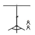 thumbnail image 1 of 67cm Photography Photo Studio T-Shape Backdrop Background Stand Frame Support System Kit For Video Chroma Key Green Screen ,Easy to Use, 1 of 6