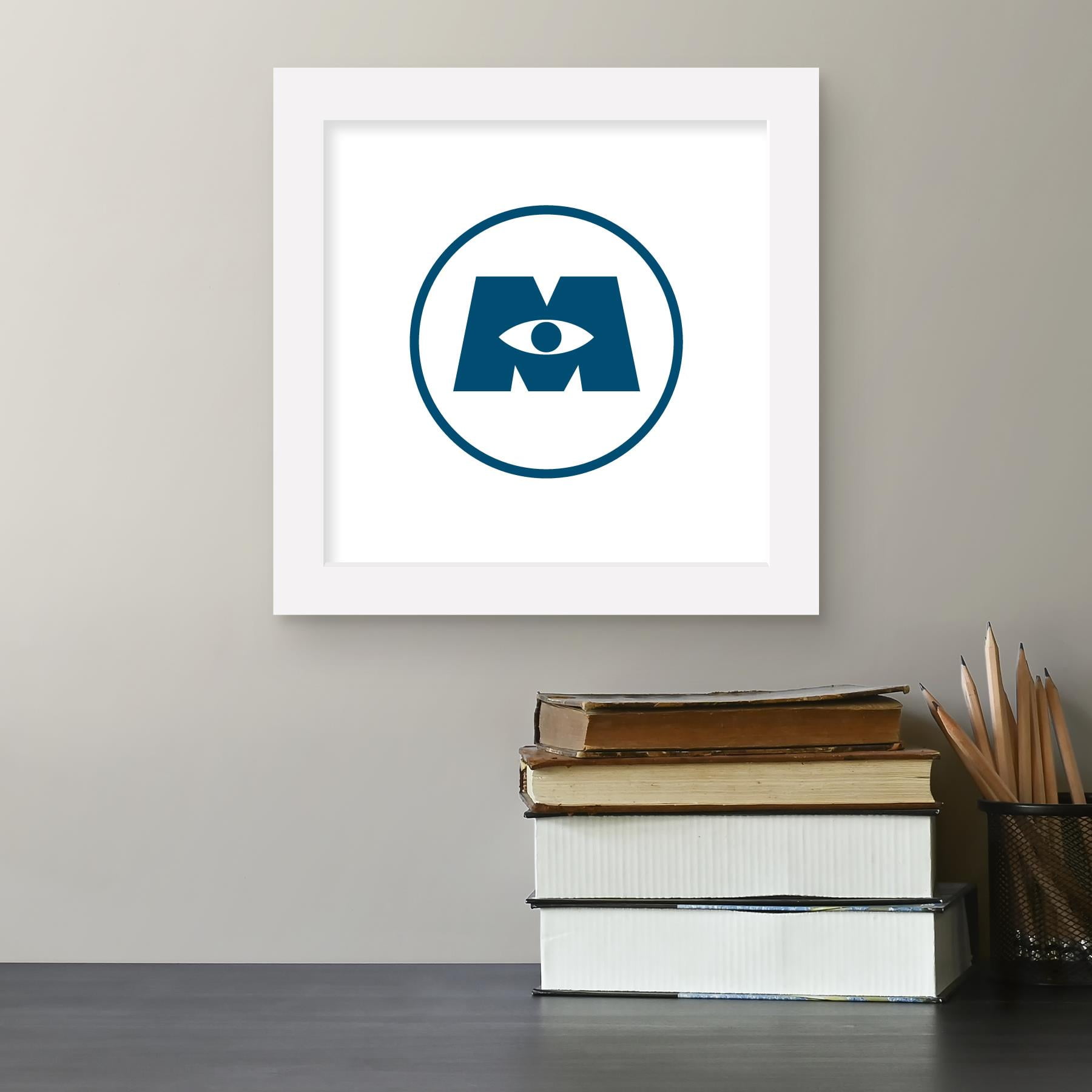 Gallery Pops Disney Pixar Monsters Inc. - Iconic Logo Wall Art, Unframed  Version, 12" x 12" - Walmart.com