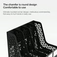 thumbnail image 6 of Deli Magazine File Book Holder Desktop Organizer,  4 Compartments, Plastics, Black, 6 of 11