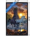 thumbnail image 3 of Vincent Hie - Unicorns On A Beach Wall Poster, 22.375" x 34", Framed, 3 of 3