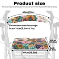 thumbnail image 6 of HELLHERO Dragonflie Floral Walker Rollator Seat Back Cover Seat Back Covers & Removable and Washable for Seniors Adult Easy to Use, 6 of 7