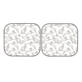 thumbnail image 7 of Balery 2 Piece Hand Drawn Rabbit Car Windshield Sun Shade|Foldable Front Windshield Shade for Car Front Window for Most Sedans SUV Truck-Large, 7 of 7