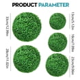 thumbnail image 3 of 7" Artificial Boxwood Topiary Ball 4 Layers Faux Decorative Green Plant Ball for Garden Wedding Patio, Indoor/Outdoor Decor, 3 of 8
