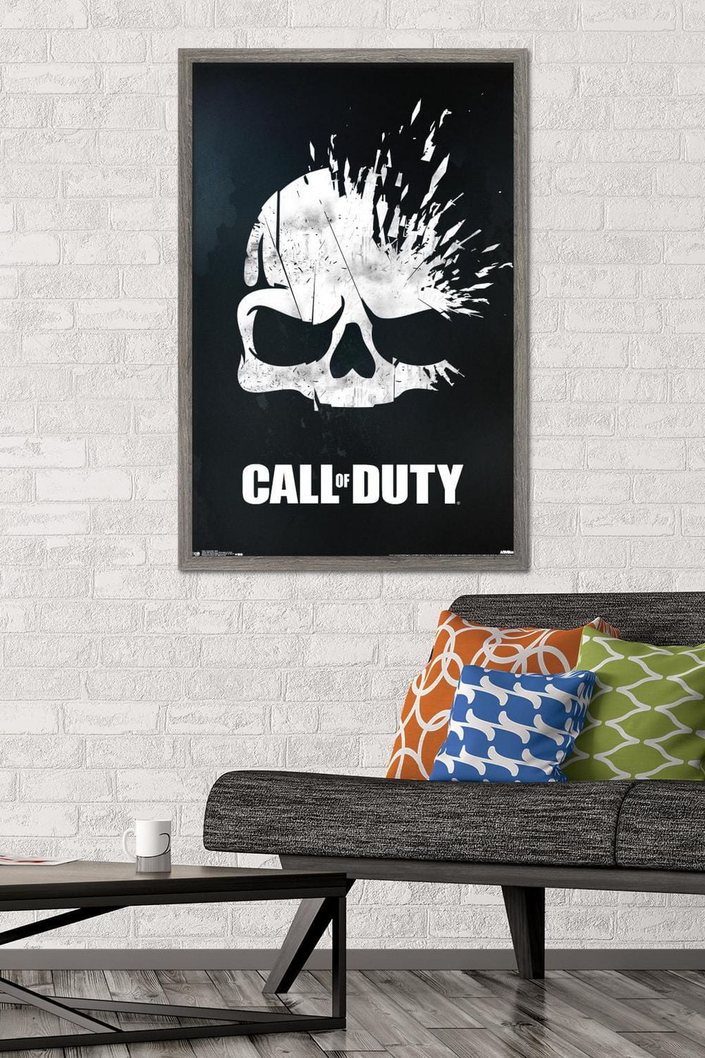 Call of Duty - Skull Wall Poster, 14.725" x 22.375" Framed