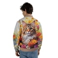 thumbnail image 5 of Welcome Spring Summer Maine Coon Portrait Flower Blue Sky All Over Print 3D Baseball Jacket Cat Lover Kitten Owner Gifts Bomber Jacket Softball - 12001, 5 of 6