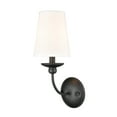 thumbnail image 3 of 4381-MB Millennium Lighting Delvona - 1 Light Wall Sconce-15.38 Inches Tall and 7.38 Inches Wide-Matte Black Finish, 3 of 5