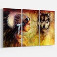 thumbnail image 3 of Design Art - Woman with Wolf, 3 of 3