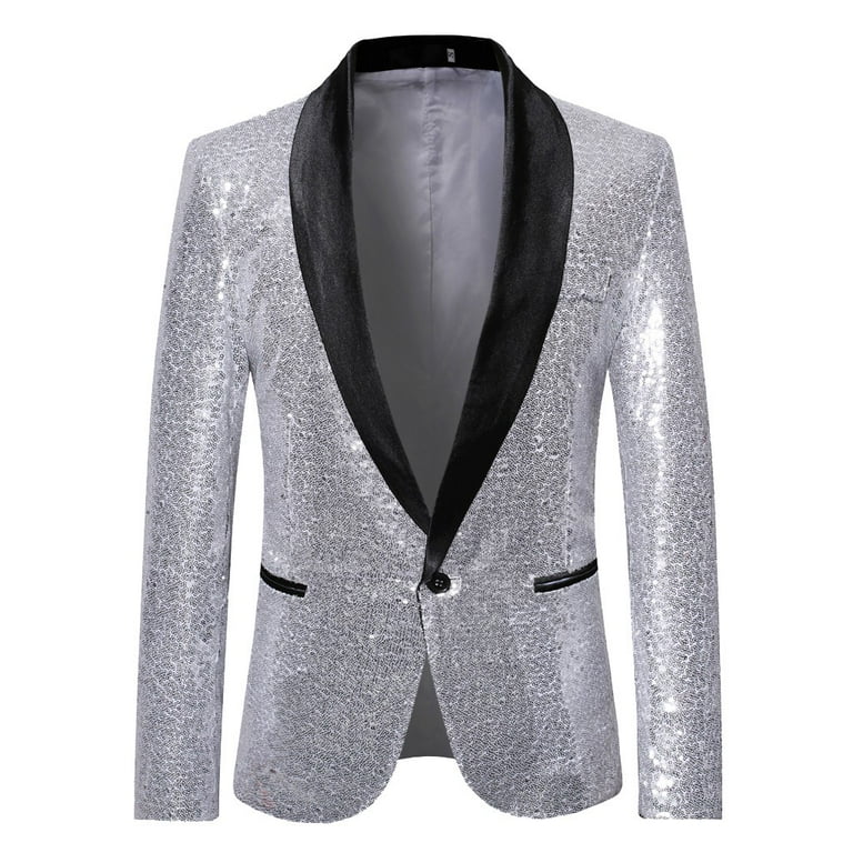 Silver grey clearance jacket for wedding