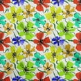 thumbnail image 1 of oneOone Cotton Poplin Light Green Fabric Floral Dress Material Fabric Print Fabric By The Yard 42 Inch Wide, 1 of 4