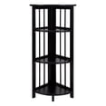 thumbnail image 1 of Casual Home 315-12 4-Shelf Corner Folding Bookcase-Black, 1 of 5