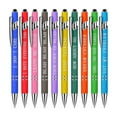 Skoglary Pens,10 Ballpoint Pens Inspirational Quotes Snarky Screen