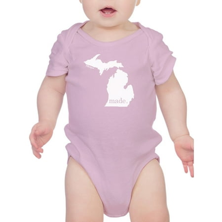 

Made In Michigan Bodysuit Infant -Smartprints Designs 12 Months