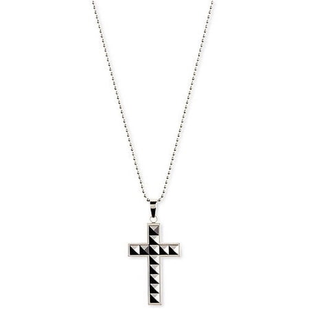 Ss & Tungsten Cross /w Chain