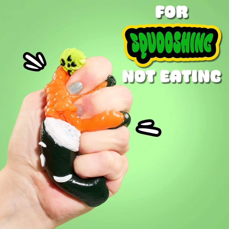 Ooey Gooey Mooshi Sushi Goomaki Squishy Sushi Toy, Stretchy