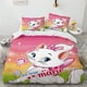 thumbnail image 3 of Disney-juego de ropa de cama de dibujos animados para niños y niñas, edredón de dibujos animados de Marie Cat, tamaño Queen y King, Kawaii, funda de almohada, regalo, 3 of 5