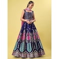 thumbnail image 2 of Indian Wedding Style Banarasi Silk Lehenga Choli For Women Party Wear with Un-Stitched Blouse With Dupatta Dress, 2 of 5