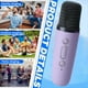 thumbnail image 2 of Máquina de Karaoke Portátil con Dos Micrófonos Inalámbricos y Reproductor de Música Portátil RGB para Fiestas Navideñas y Familiares., 2 of 5