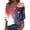 Blue #42, variant on Evdexr 250th Anniversary Usa Shirts for Women 4th Of July V Neck Tops Patriotic 3/4 Sleeve Graphic Usa Flag Shirt 1776 2026 Button Casual T Shirts Blue XL