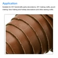 thumbnail image 4 of Unique Bargains Smooth Solid Color Faux Leather Sheets, PU Leather for DIY 10 x 135cm Coffee, 4 of 4