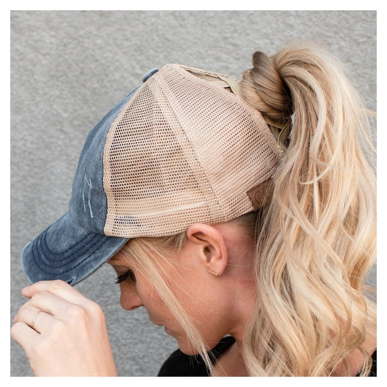 Criss-Cross Ponytail Cap - Mossyoak Mossy Oak Brand Camouflage Criss-Cross Ponytail Cap. - 60  main image 2
