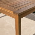 thumbnail image 6 of GDF Studio Lorelei Outdoor 8 Seater Acacia Wood Chat Set, Cream and Teak Finish, 6 of 8