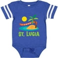 thumbnail image 3 of Inktastic I Love St Lucia Boys or Girls Baby Bodysuit, 3 of 5