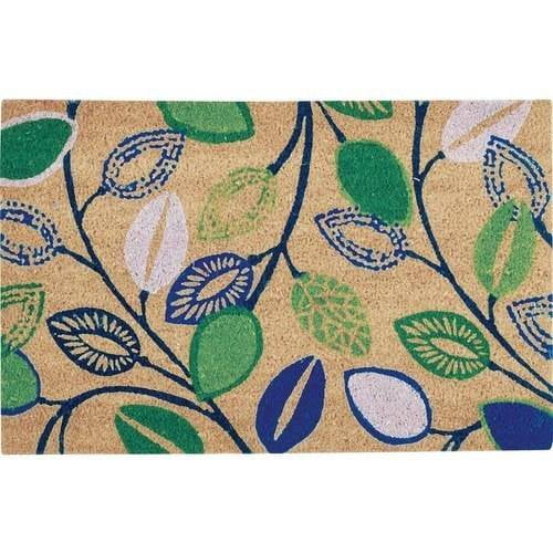 Waverly Greetings "Leaflet" Navy Doormat by Nourison