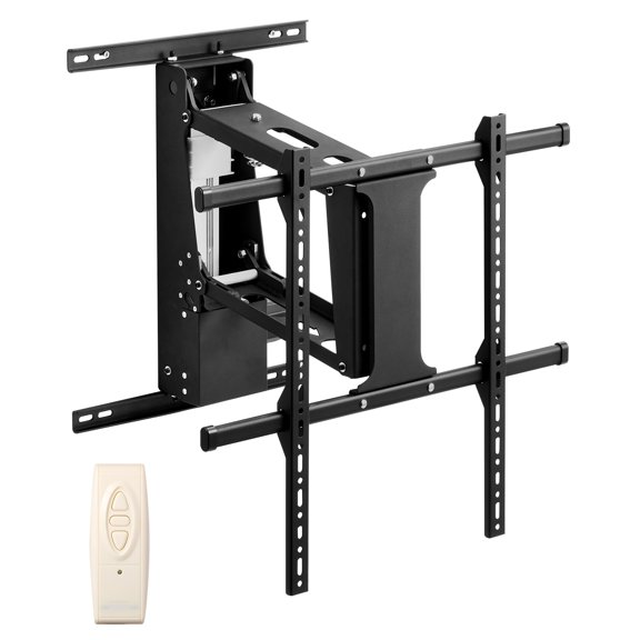 VEVOR Motorized TV Wall Mount, TV Mount for 32 to 65 Inch TV 88lbs, Electric Adjustable Ceiling TV Mount