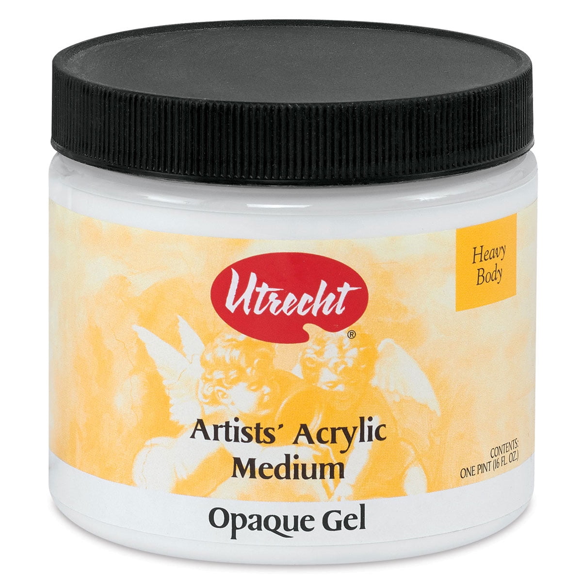 Utrecht Acrylic Medium Gel Opaque Medium, Pint