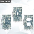 thumbnail image 7 of Yayeee Toggle Light Switch Wall Plate 1-Gang 4.5"x2.7" Home Decorative Outlet Cover, Green Flourishing Garden, 7 of 7