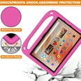 thumbnail image 5 of Feishell Fit for Amazon Fire HD10/HD10 Plus 13th Generation 2023 Kids Friendly EVA Shockproof Protective Case,with Pencil Holder,Portable Child Proof Handle Kickstand Durable Case Cover,Rose, 5 of 7