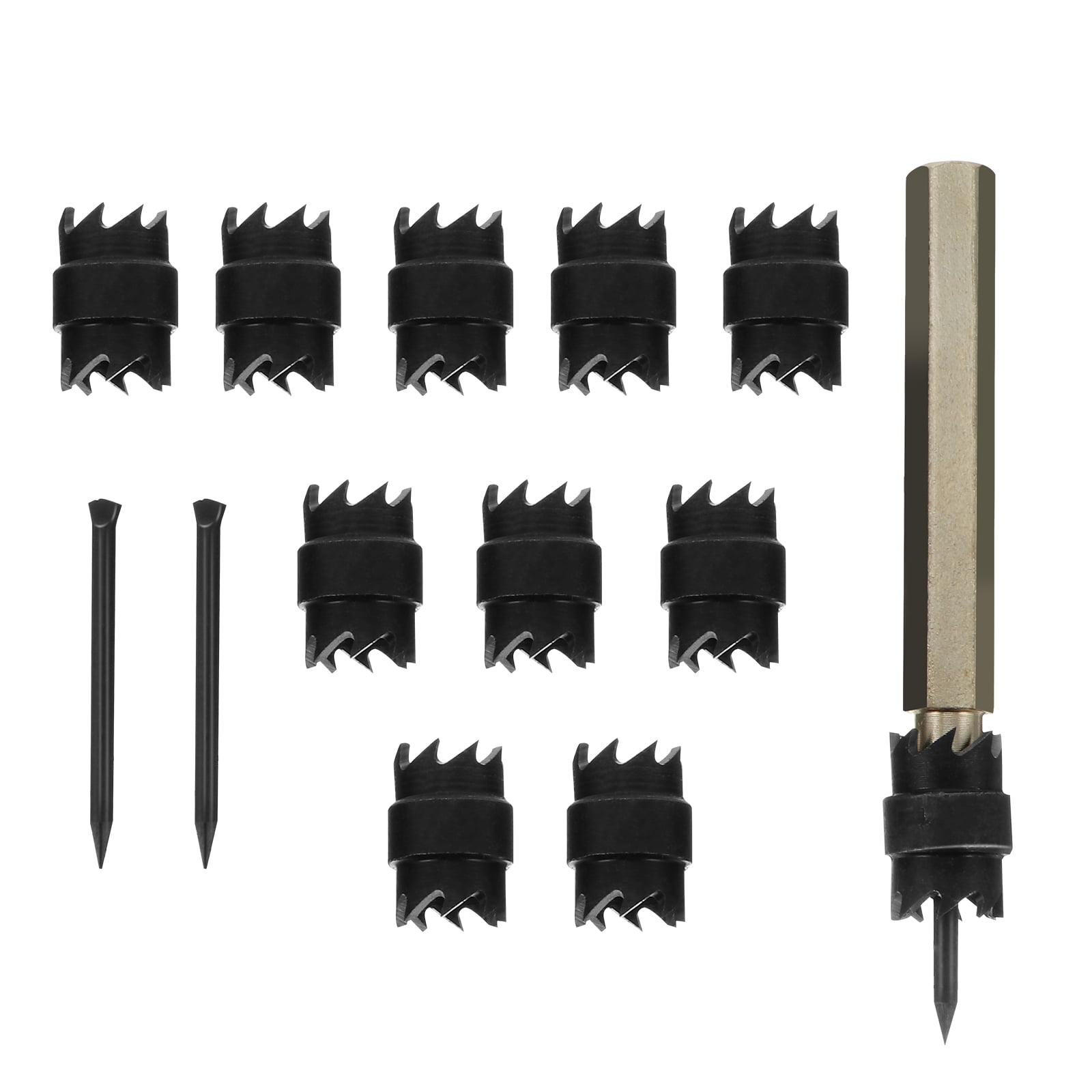 Rosarivae 1 Set/13PCS Spot Welding Drill Rotary Spot Weld Cutter Hole