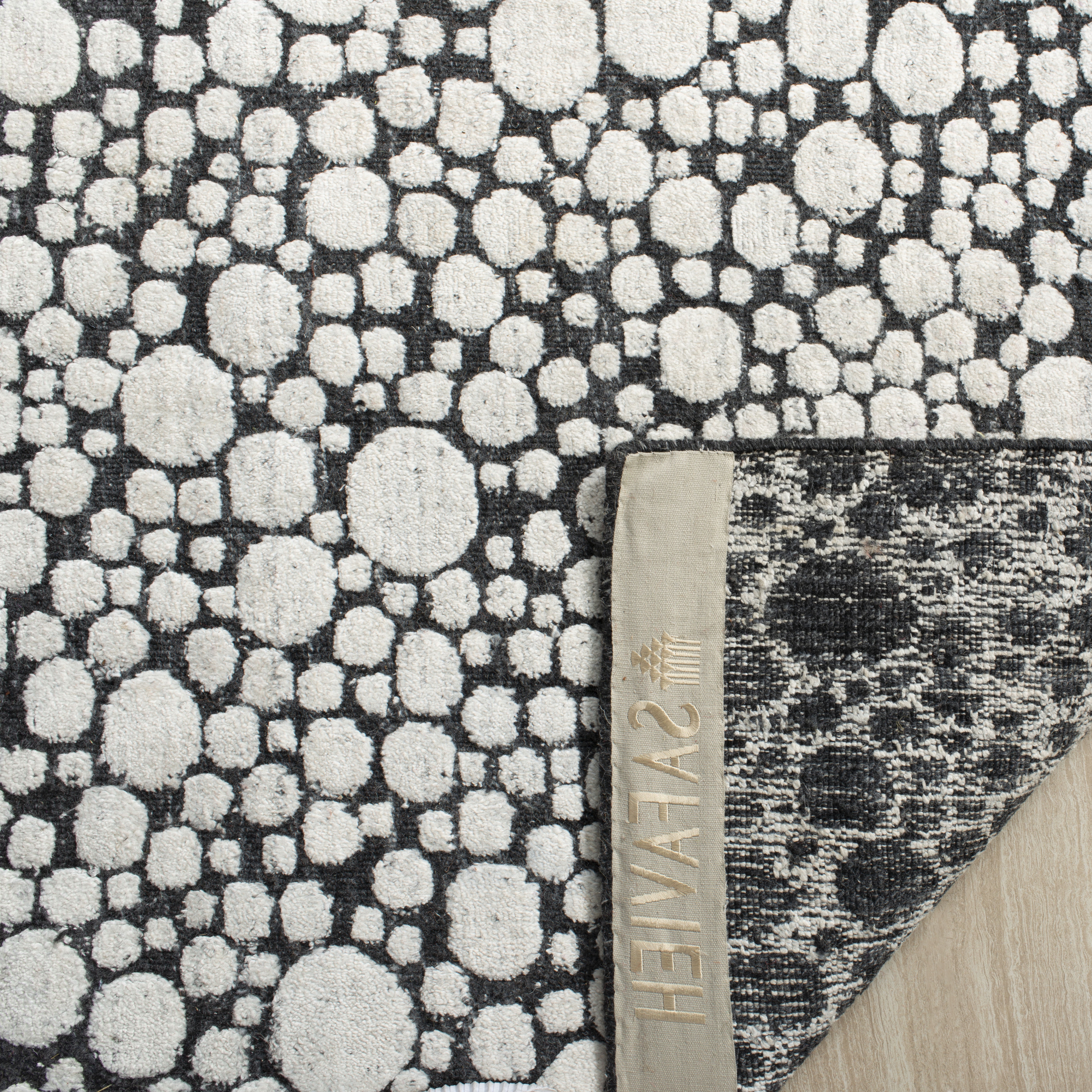 Safavieh Mirage Xanthia Geometric Area Rug, Charcoal/Cream, 8' x 10'