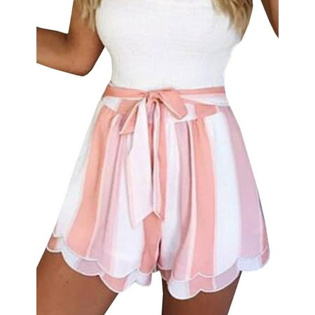 - Fancyleo Summer Fashion Women clothes Bottoms Skirts Short Skirts Pleated Skirts Unique Drawstring Pants Short Trousers Sexy Pants