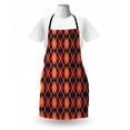 thumbnail image 3 of Geometric Apron, Autumn Colors Retro Style Argyle Pattern Classical Old Fashion Scottish Irish, Unisex Kitchen Bib with Adjustable Neck for Cooking Gardening, Adult Size, Multicolor, by Ambesonne, 3 of 4